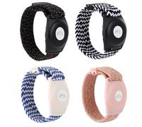 PEUTIER 4 Pezzi Supporto per Princess Cruise Medallion, Regolabile Intrecciato Polsino Braccialetto per Porta Medaglione Crociera Principessa Accessori Traspirante Adatto Uomo Donna (Stile 2)