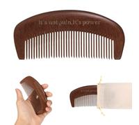 PEUTIER Pettine da Parto, Legno Pettine Travaglio Legno di Sandalo Naturale Pettine da Parto Elementi Essenziali per Travaglio e Parto Gravidanza Regalo per Donne Incinte con Borsa di Stoffa