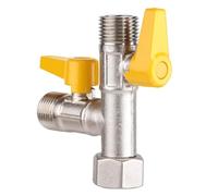 PEUTIER Sostituzione Valvola by-Pass a 3 Vie per Camper, 1/2" NPT Convertitore Pompa per Camper per l'Inverno Valvola Dell'Acqua per Doccia Cucina Industria