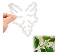 PEUTIER Supporto per Piante, Acrilico Forma di Fiore Supporto per Piante a Foglia Accessori per la Crescita Delle Piante Supporto per Stelo Piante per Piante da Interno ed Esterno (Stile B)