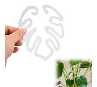 PEUTIER Supporto per Piante, Acrilico Forma di Fiore Supporto per Piante a Foglia Accessori per la Crescita Delle Piante Supporto per Stelo Piante per Piante da Interno ed Esterno (Stile A)