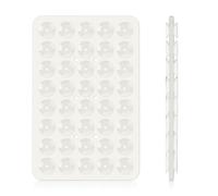 PEUTIER Supporto per Telefono in Silicone, Doppia Faccia Custodia per Telefono a Ventosa Mani Libere Adesivo con Ventosa per Telefono Compatibile con iPhone Samsung Google Pixel (Trasparente)