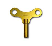 Pevak® Chiave di Carica per Orologi da Camino, Regolatori, da Parete e Grandi Orologi in Ottone - Chiave Quadrata 5,25mm