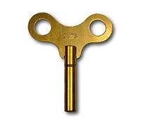 Pevak® Chiave di Carica per Orologi da Camino, Regolatori, da Parete e Grandi Orologi in Ottone - Chiave Quadrata 3,75mm