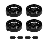 PEVAVFZMMY 1 Set/4 Pezzi di Ricambio for Presa d'Aria for climatizzatore Vortex for Auto, Adatto for Mercedes Smart 453 Fortwo, Nero Bocchetta dell'Aria condizionata per Auto