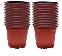 PEVAVFZMMY 100/20x Vasi da vivaio in plastica for piante, vasi flessibili for piantine, vaschette for piantine da interno ed esterno, forniture for giardino domestico Vaso di fiori(40PCS)