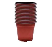 PEVAVFZMMY 100/20x Vasi da vivaio in plastica for piante, vasi flessibili for piantine, vaschette for piantine da interno ed esterno, forniture for giardino domestico Vaso di fiori(20PCS)