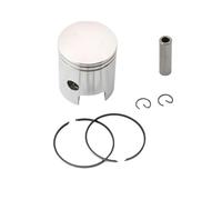 PEVAVFZMMY Kit Pistone 65cc 43mm Adatto for Piaggio Ciao Boss 50 Boxer Grillo Si Bravo Ceao 50cc 10mm Parti Motore A 2 Tempi Kit Pistoni e Fasce Elastiche per Motori
