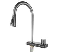PEVAVFZMMY Miscelatore for lavello da cucina for foro singolo, beccuccio estraibile, soffione for doccetta, miscelatore for acqua calda e fredda rubinetto(CHOOXIWU-24113)