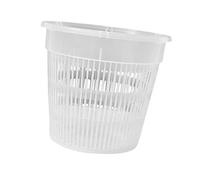 PEVAVFZMMY Vaso da fiori trasparente in rete da 11/14/16/19 cm, for il controllo delle radici, for la crescita traspirante dei fiori, contenitore da giardino in plastica Vaso di fiori(19cm,1pc)