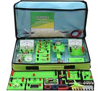 Pevfeciy Kit e circuiti elettrici di Fisica STEM,Esperimenti Kit Scientifico per scuola,Elettricità e Magnetismo Set per imparare ed esplorare l'elettromagnetismo dei circuiti base,Educativi Regalo