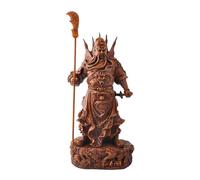 Pevfeciy Statua di Guan Yu Miglior Feng Shui Regali Guan Gong Statua in Resina Dio della Ricchezza Scultura Decorazioni per la casa Decorazione dell'Ufficio,Ottone,62.5x22x14cm