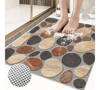 Pevfeciy Tappeto Doccia Antiscivolo 100x100 cm Motivo a Piastrelle Tappetino Doccia Antiscivolo Morbido in PVC con Fori di drenaggio, Altamente permeabile all'Acqua, Adatto per Aree umide