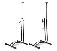 Peviasot Cavalletto per bicicletta 3 in 1, regolabile in altezza, supporto per la manutenzione di biciclette, orizzontale e verticale, antiscivolo, fino a 7 cm, dimensioni della bicicletta, 2 pezzi
