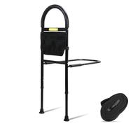 Peviasot Supporto per alzarsi, griglia del letto regolabile in altezza, per adulti, maniglie per anziani, protezione da cadute con custodia, per anziani e donne incinte