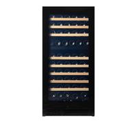 Pevino Majestic 104 bottiglie - 2 zone - Fronte nero con vetro