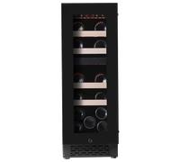 Pevino Majestic 17 bottiglie - 2 zone - Fronte nero con vetro