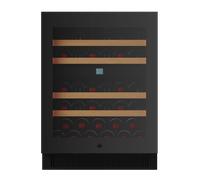 Pevino Noble 39 bottiglie - 2 zone - Fronte nero con vetro