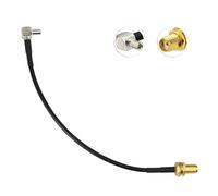 Pevlkawr 3x TS9 maschio a SMA femmina cavo adattatore antenna, 20 cm RG174, connettore ad angolo retto per Netgear, Huawei, router ZTE 4G LTE, ripetitore di segnale mobile 3G 4G 5G