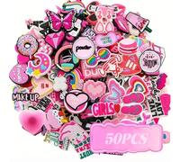 PEVRUAY Accessori per Crocs - 50 Pezzi - Spilla per zoccoli sanitari - Decorazioni per Scarpe - Pins Ciondoli Shoe Charms - Donna Uomo Bambini - Sanità Ostelleria - Lavoro Parrucchiere