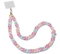 PEVRUAY Cordino Catenella Laccio Strap Porta Cover con Toppa di Fissaggio per Telefono Cellulare da Collo - Tracolla Catenina con cordini Accessori Telefoni Universale Laccetti