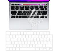 PEVRUAY Ultrasottile TPU Copritastiera per MacBook,Cover Copri tastiera 2024 Macbook Pro14【A3112】