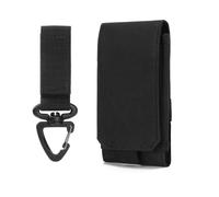 PEVRUAY Universal Tactical MOLLE Holster Army Mobile Phone Belt Pouch EDC Security Pack Carry Accessory Kit Waist Bag Case, Porta Cellulare da Cintura