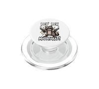 Pew e Pew Madafakas Atteggiamento Racoon Gergo umoristico della pistola PopSockets PopGrip per MagSafe