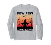 Pew Pew Madafakas Halloween I Witch Trick Or Treat Horror Maglia a Manica