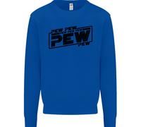 Pew Pew Pew Divertente FELTRO Sci-Fi Movie Lightsaber Felpa Per Bambini