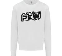 Pew Pew Pew Divertente FELTRO Sci-Fi Movie Lightsaber Felpa Per Bambini