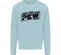 Pew Pew Pew Divertente FELTRO Sci-Fi Movie Lightsaber Felpa Per Bambini