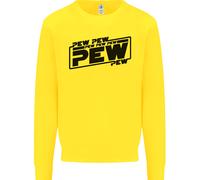 Pew Pew Pew Divertente FELTRO Sci-Fi Movie Lightsaber Felpa Per Bambini