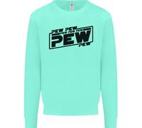 Pew Pew Pew Divertente FELTRO Sci-Fi Movie Lightsaber Felpa Per Bambini