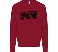 Pew Pew Pew Divertente FELTRO Sci-Fi Movie Lightsaber Felpa Per Bambini