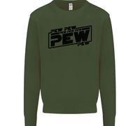 Pew Pew Pew Divertente FELTRO Sci-Fi Movie Lightsaber Felpa Per Bambini