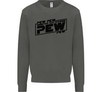 Pew Pew Pew Divertente FELTRO Sci-Fi Movie Lightsaber Felpa Per Bambini