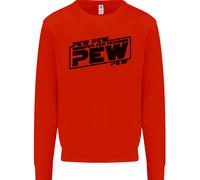 Pew Pew Pew Divertente FELTRO Sci-Fi Movie Lightsaber Felpa Per Bambini