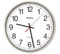 Peweta 44.130.213 Orologio da parete argento metallizzato