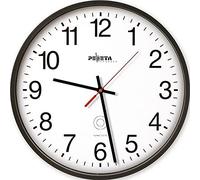 PEWETA Funk-Wanduhr Kunstst.schw.30cm ACC NUOVO
