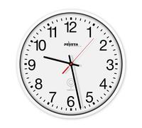 PEWETA Funk-Wanduhr Kunstst.weiB 30cm ACC NUOVO