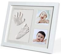 PewinGo Cornice Bambini Impronte Argilla, Kit Neonato Cornice per dei Piedini e