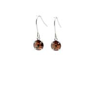 pewterhooter Petite - Orecchini pendenti da donna in argento Sterling con cristalli austriaci in rame, in confezione regalo