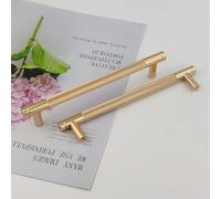 Pexintek 10 Pezzi Dorate Mobili Moderni Maniglie per Mobili da Cucina Aluminum Alloy, 160mm Distanza dei Fori Maniglie Armadio Camera da Letto Maniglie Cassetti Porte Maniglie Cucina (Dorato)