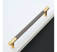 Pexintek 6 Pezzi Dorate Mobili Moderni Maniglie per Mobili da Cucina Aluminum Alloy, 192mm Distanza dei Fori Maniglie Armadio Camera da Letto Maniglie Cassetti Porte Maniglie Cucina (Grigio Dorato)