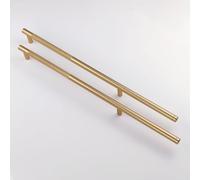 Pexintek 6 Pezzi Dorate Mobili Moderni Maniglie per Mobili da Cucina Aluminum Alloy, 256mm Distanza dei Fori Maniglie Armadio Camera da Letto Maniglie Cassetti Porte Maniglie Cucina (Dorato)