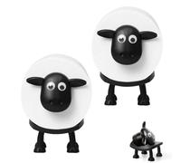 PEXIVOZ 2 PCS Porta Carta Igienica Pecora,Porta Carta Igienica a Forma di Pecora,Porta Rotoli Carta Igienica Scorta,Decorazione per Rotoli da 42 mm,Perfetto Come Regalo