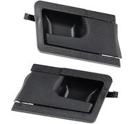 Pexorin 1 paio di accessori for maniglia interna della porta anteriore sinistra destra for auto, parti interne 701837019U71, for VW, T4 for Transporter 1990-2002 Maniglia per porta interna(Schwarz)