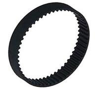 Pexorin 1 pz GT2 Cinghia di distribuzione a circuito chiuso, parti in gomma 2GT 6mm for stampanti 3D, cinghie sincrone Cinghia di distribuzione per stampante 3D(BLACK Length 110mm)