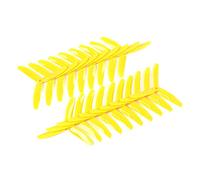 Pexorin 10 paia di eliche CW CCW monocolore a 3 pale, kit telaio for droni RC da corsa FPV Quadcopter 5040 5x4x3 Sostituzione dell'elica del drone(Yellow)